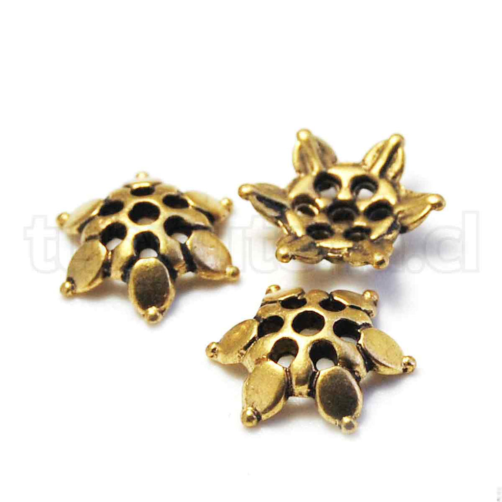 Tapa De Cuentas De Plata Esterlina Oxidada, Suministros De
