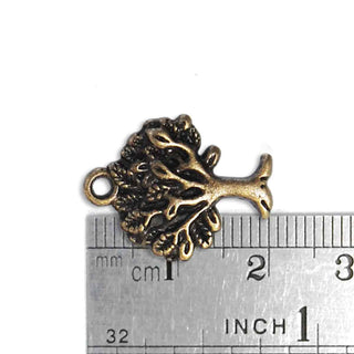 Dije Árbol de la Vida Tono Bronce Envejecido 21.7x17.2x2mm | 6 uds