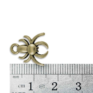 Dije Araña Tono Bronce Envejecido 16x13x3mm | 10 uds