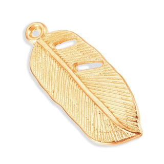 Maxi Dije Pluma Tono Oro 43,5x17x1,5mm | 1 ud