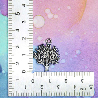 Dije Árbol de la Vida Tono Plata Envejecida 20x16mm | Pack 6 uds