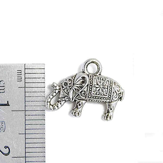 Colgante místico, Elefante, 17x13x3 mm.