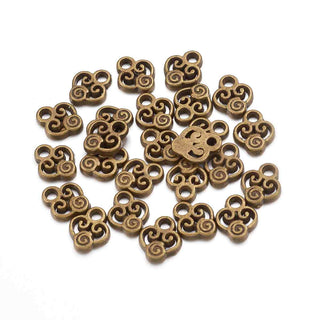 Dije Conector Decorativo Ornamental 10x8mm | 22 uds