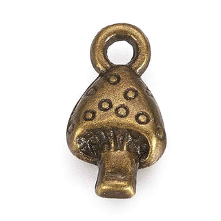 Mini Dije Seta Tono Bronce Envejecido 13x8x2.5mm | 12 uds