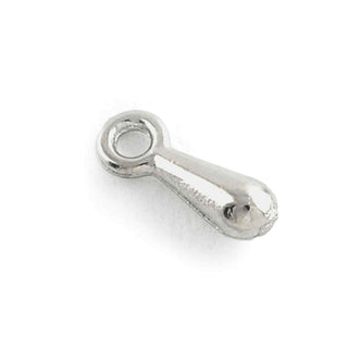 Terminal Gota Mini Tono Plata Envejecida 7x2.5mm | ~60 uds / 6g
