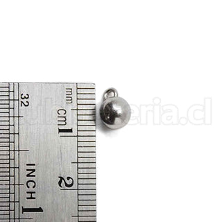 Colgantes estilo tibetano, bolas redondas, 8.5×6 mm.