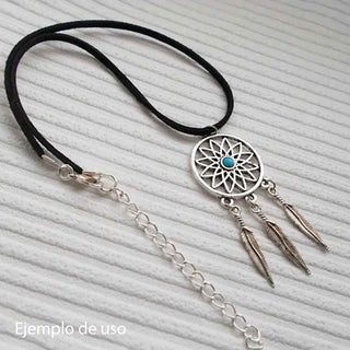 Dije Pluma Estilizada Estilo Tibetano Tono Plata Envejecida 29x5mm | 16 uds