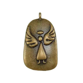 Dije Ángel Tono Bronce Envejecido 22x38.5x3.5mm | 1 ud