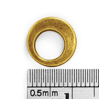 Rondela de Aleación Tono Oro 12x2mm | 14 uds