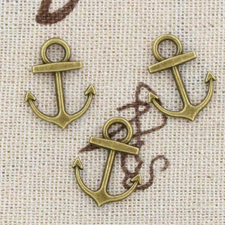 Dije Ancla Tono Bronce Envejecido 18.5x14x2mm | 14 uds