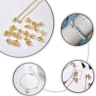 Tapanudo Plegable con Argolla de Hierro Tono Dorado 4×2 mm | 1 gr