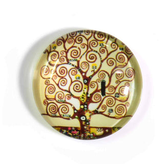 Cabujón Vidrio Domo Árbol de la Vida Diseño III a Elegir 25x6 mm | 1 unid.