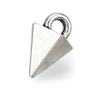 Dije Punta en Cono Estilo Tibetano Tono Plata Envejecida 10x5mm | 16 uds
