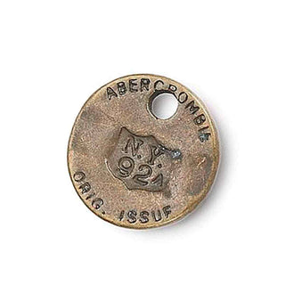 Dije Redondo con Diseño Tono Bronce Envejecido 22x22x2mm | 4 uds