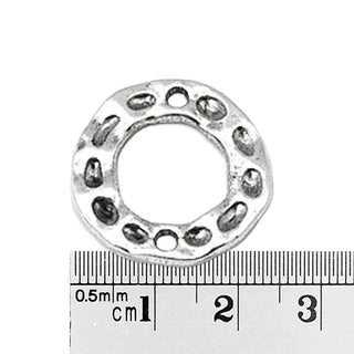 Anillas de enlace estilo tibetano, círculo, 24.5×2 mm.