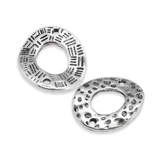 Anillas de enlace, conectores, 18×15.5×1.5 mm.