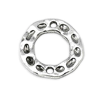 Anillas de enlace estilo tibetano, círculo, 24.5×2 mm.