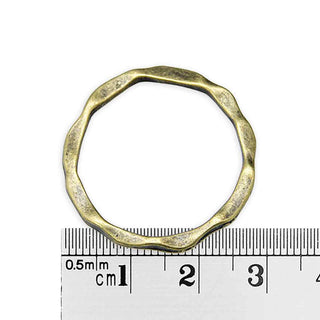 Anillas de enlace estilo tibetano, 22×1.5 mm.