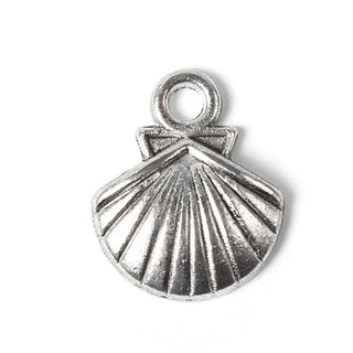 Dije Conchita Marina Tono Plata Envejecida 14x11.8mm | 10 uds