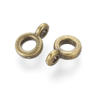 Conector para dije, enlaces de suspensión, 6.5×2 mm.
