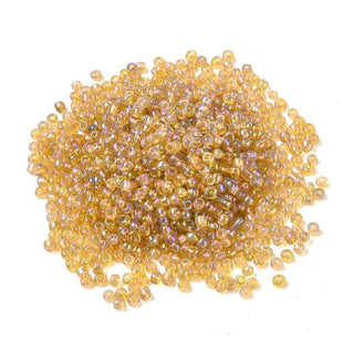 Mostacilla 8/0 Vidrio Tornasol AB 3 mm | Varios Tonos | 20 gr