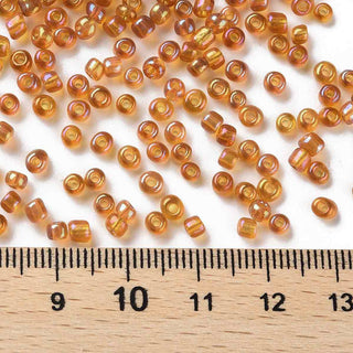 Mostacilla 8/0 Vidrio Tornasol AB 3 mm | Varios Tonos | 20 gr