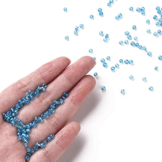 Mostacilla 8/0 Vidrio Tornasol AB 3 mm | Varios Tonos | 20 gr