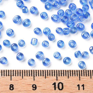 Mostacilla 8/0 Vidrio Tornasol AB 3 mm | Varios Tonos | 20 gr