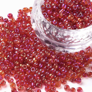 Mostacilla 8/0 Vidrio Tornasol AB 3 mm | Varios Tonos | 20 gr