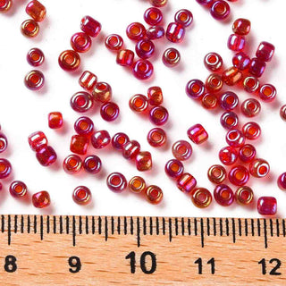 Mostacilla 8/0 Vidrio Tornasol AB 3 mm | Varios Tonos | 20 gr