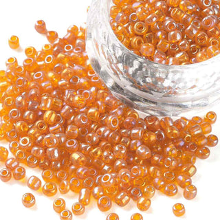 Mostacilla 8/0 Vidrio Tornasol AB 3 mm | Varios Tonos | 20 gr