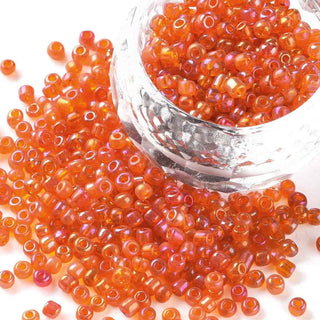 Mostacilla 8/0 Vidrio Tornasol AB 3 mm | Varios Tonos | 20 gr