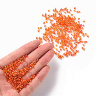 Mostacilla 8/0 Vidrio Tornasol AB 3 mm | Varios Tonos | 20 gr