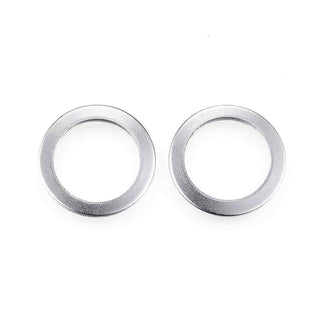 Anilla de Enlace Cerrada de Acero Inoxidable 304 Tono Acero 15×1 mm | 4 uds