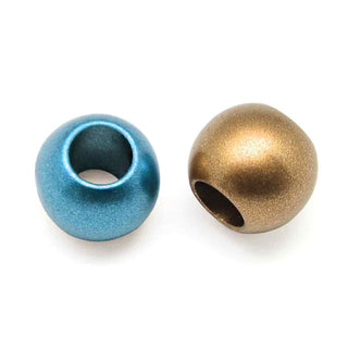 Abalorio Acrílico Rondelle Metalizado Mate Multicolor 14mm | 30 uds
