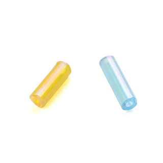 Canutillo Vidrio AB Tornasol 6 mm | Varios Tonos | 15 gr