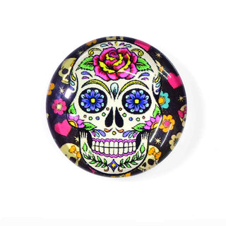Cabujón de Vidrio Domo Catrina Día de Muertos, Tamaños a Elegir | 1 unid.