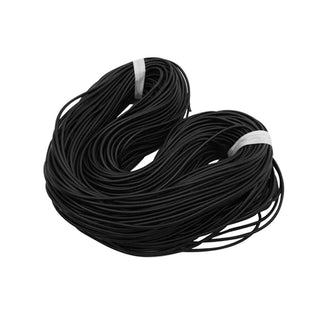 Cable de Caucho Sintético Negro 2 mm | 10 mts