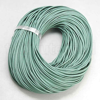 Cordón de cuero de vaca, teñido, para la confección de accesorios de cuero, 2mm de espesor.