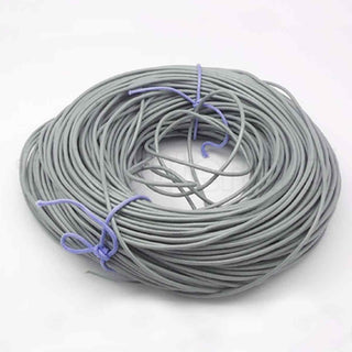 Cordón de cuero de vaca, teñido, para la confección de accesorios de cuero, 2mm de espesor.