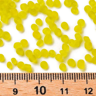 Mostacilla 8/0 Vidrio Esmerilada Mate 3 mm | Varios Tonos | 20 gr