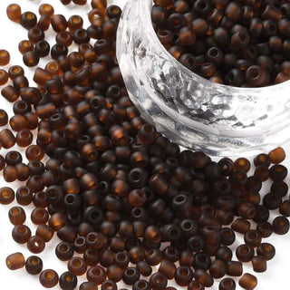 Mostacilla 8/0 Vidrio Esmerilada Mate 3 mm | Varios Tonos | 20 gr