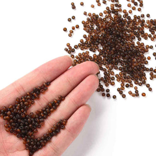 Mostacilla 8/0 Vidrio Esmerilada Mate 3 mm | Varios Tonos | 20 gr