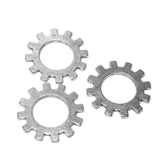 Conector en forma de engranaje de aleación estilo Tibetano para Pulseras y Bisutería - 4 uds