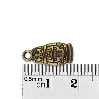 Dije Matrioshka Muñeca Rusa Tono Bronce Envejecido 18x8x2,5mm | 5 uds.