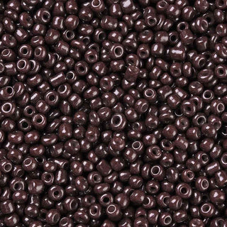 Mostacilla 8/0, color sólido horneado, opciones de color para seleccionar, tamaño aproximado 3 mm de diámetro.