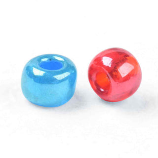 Mostacilla 8/0 Vidrio Lustered 3 mm | Varios Tonos | 20 gr