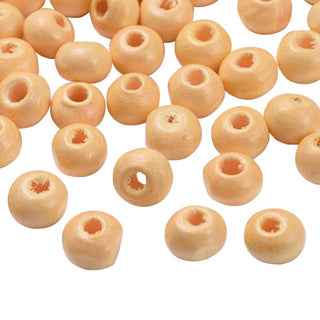 Cuentas de Madera Redondas Natural 6 mm | 25 grs.