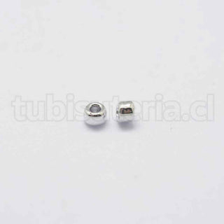 Mostacillas 8/0, abalorios de vidrio electroplateado, redondeadas disponibles en tonos metalizados