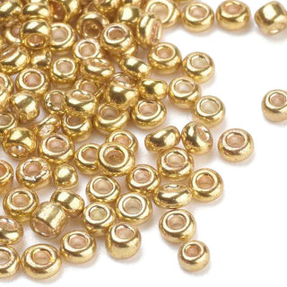 Mostacilla 12/0 Vidrio Electroplateada 2~2,3 mm | Varios Tonos | 15 gr
